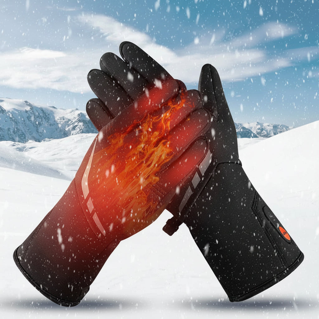 Battery Heated Winter Gloves — Waterproof, Touchscreen