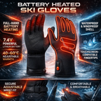 Battery Heated Winter Gloves — Waterproof, Touchscreen