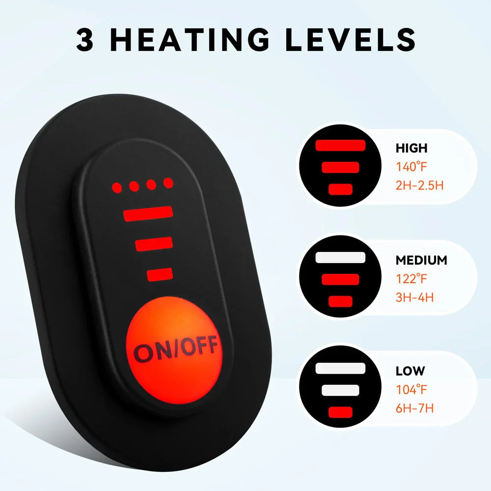 Battery Heated Winter Gloves — Waterproof, Touchscreen