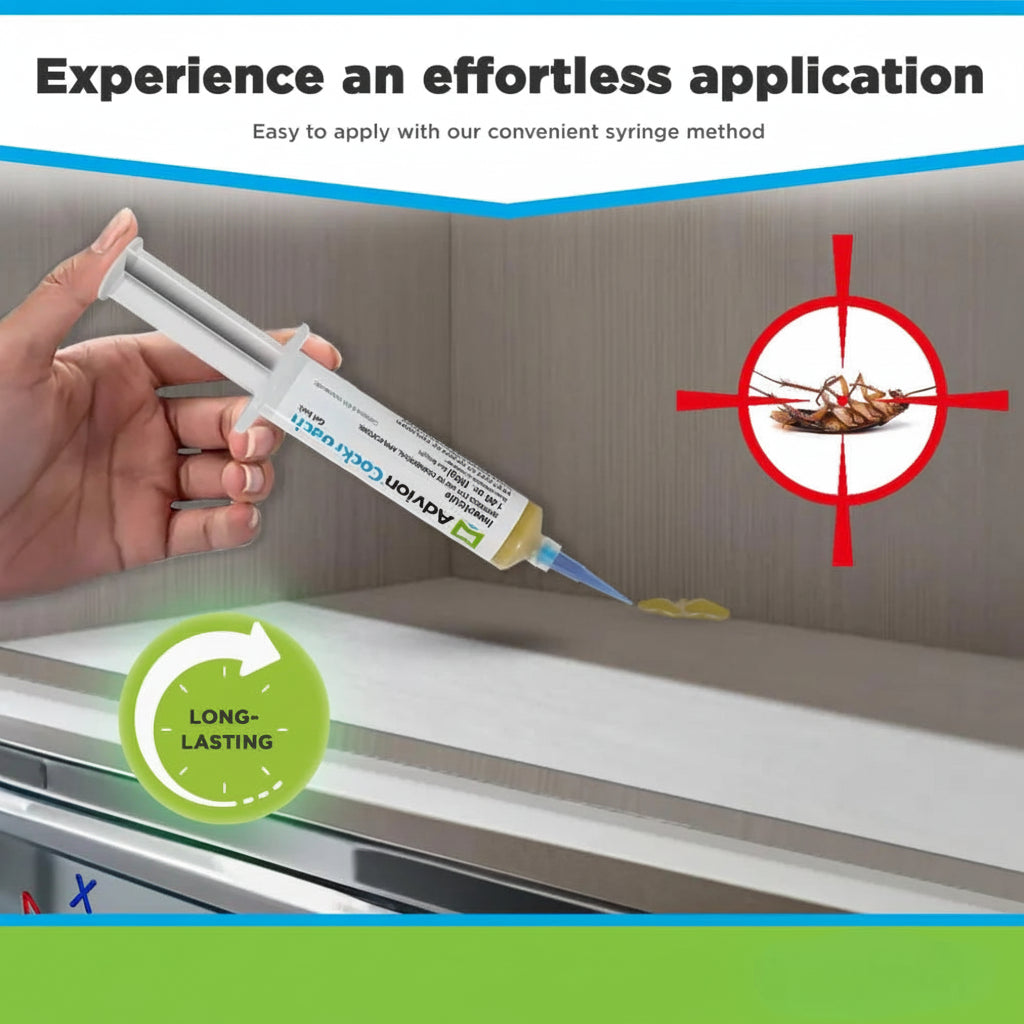 Cockroach Gel Bait Syringe (30 g) — Targeted Indoor Use