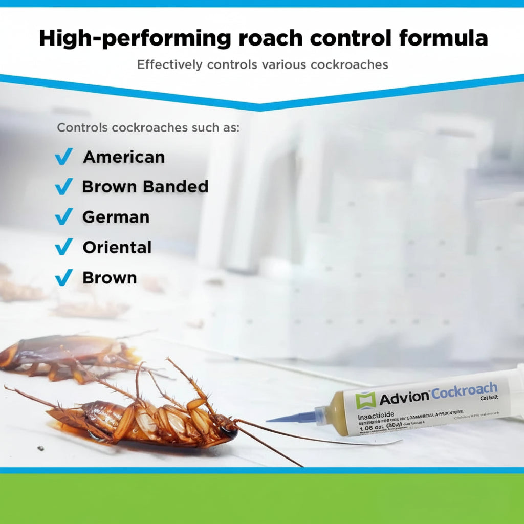 Cockroach Gel Bait Syringe (30 g) — Targeted Indoor Use