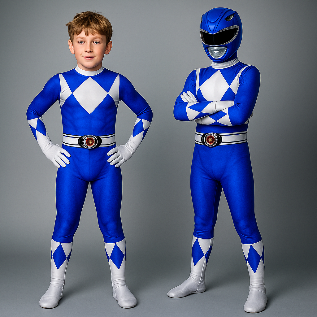 Kids Superhero Jumpsuit Costume with Muscle Print