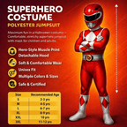 Kids Superhero Jumpsuit Costume with Muscle Print