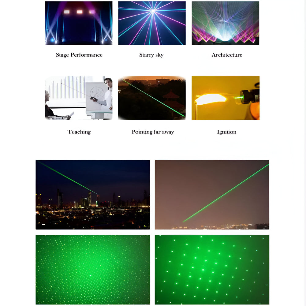 Rechargeable Green Laser Pointer — Handheld Long‑Range