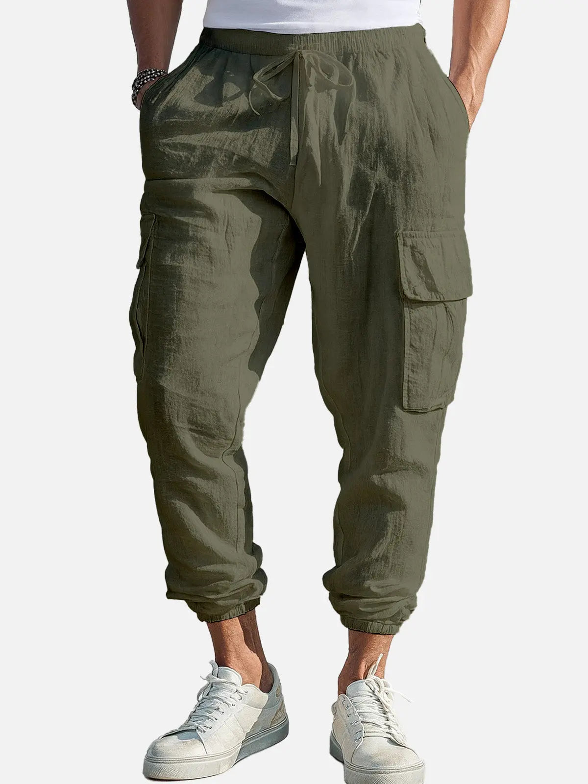 Liam | Lightweight Relaxed Mens Cargo Pants for Casual Wear 7