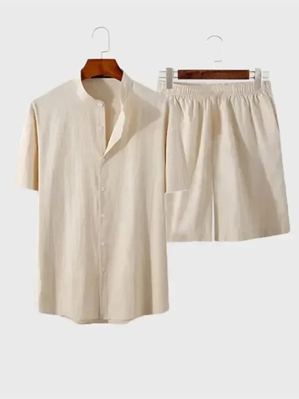 Liam | Stylish Linen Men's Shorts Set for Summer 1