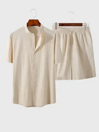 Liam | Stylish Linen Men's Shorts Set for Summer 1