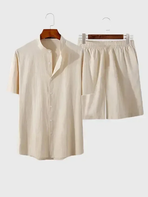 Liam | Stylish Linen Men's Shorts Set for Summer 1