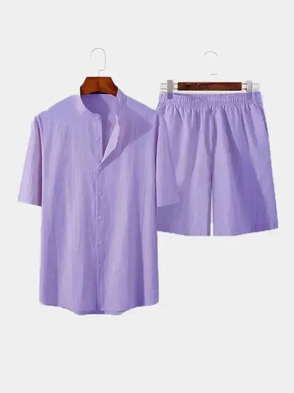 Liam | Stylish Linen Men's Shorts Set for Summer 5