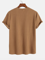 Men’s Everyday Stretch T-Shirt – Soft Polyester Spandex Classic Regular Fit Tee