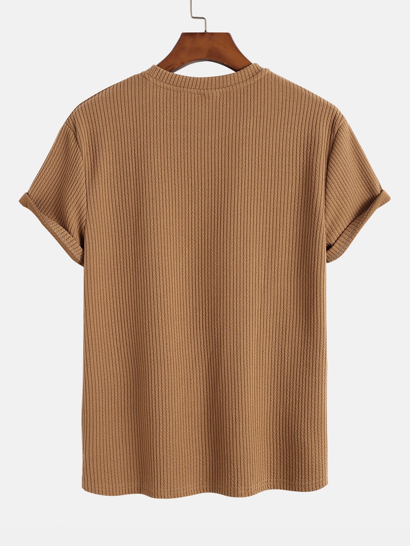 Men’s Everyday Stretch T-Shirt – Soft Polyester Spandex Classic Regular Fit Tee