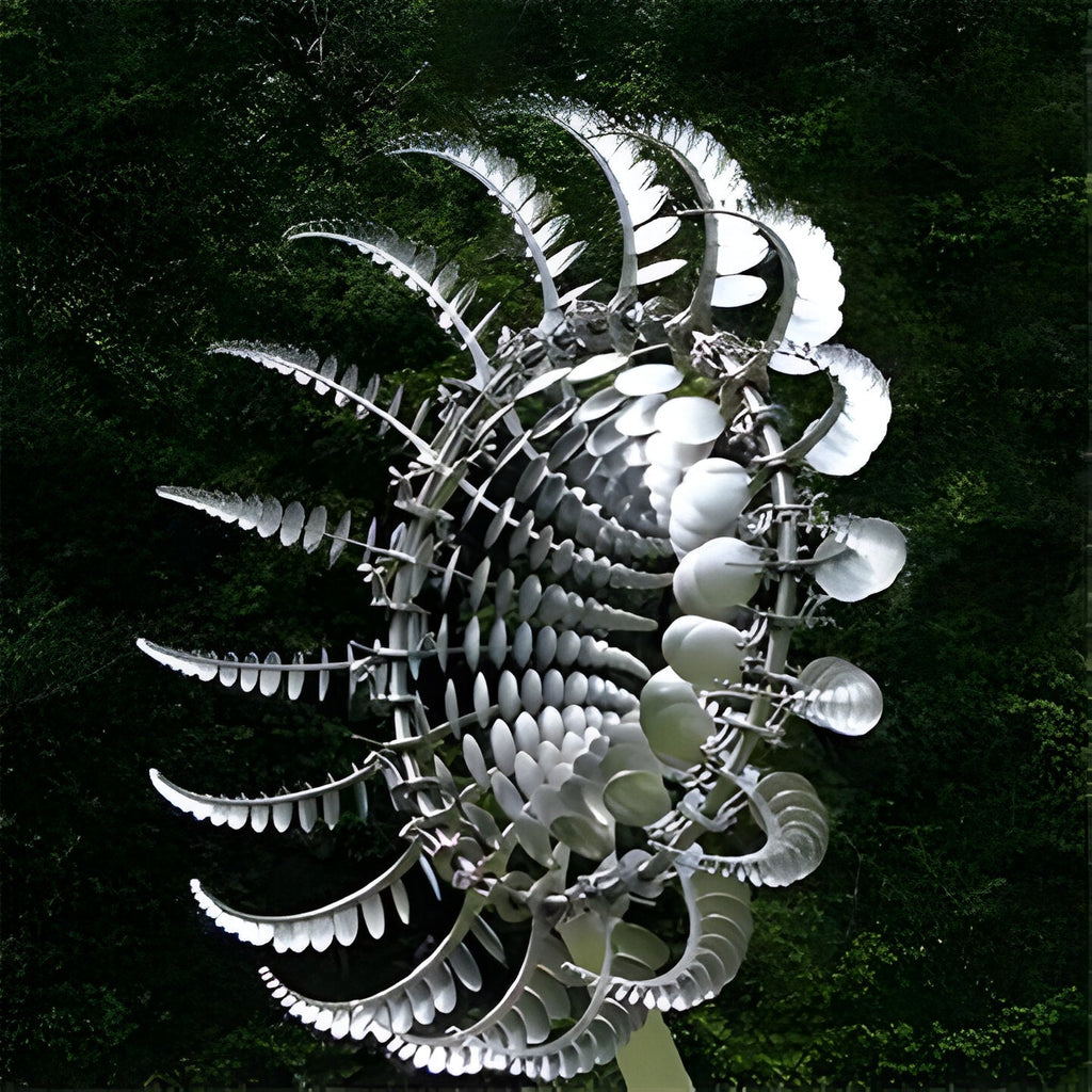 Weather-Resistant Kinetic Metal Wind Spinner — Garden Decor