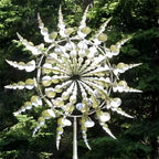Weather-Resistant Kinetic Metal Wind Spinner — Garden Decor