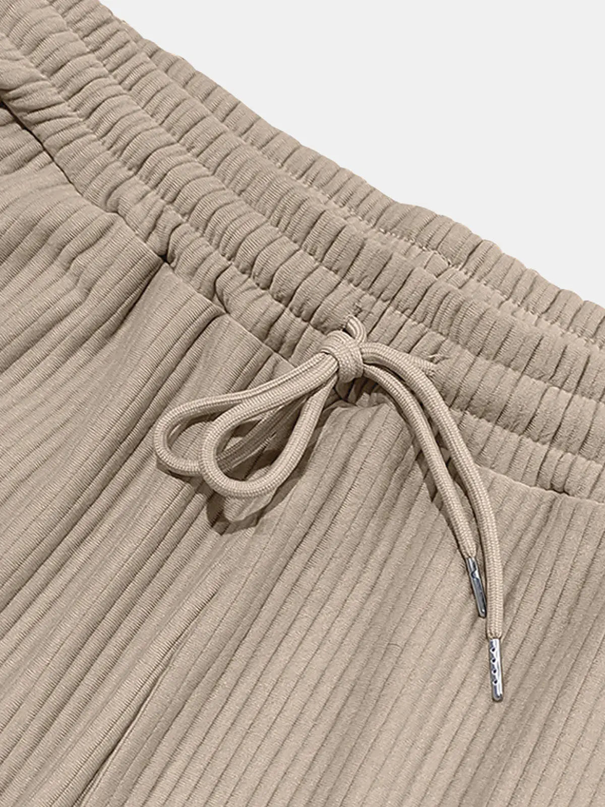 Noah | Casual Comfortable Ribbed Drawstring Pants 1