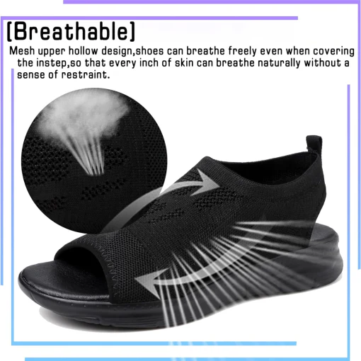 Women's Sport Sandals with Cushioned Arch Support