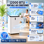 12000 BTU Portable Air Conditioner with Dehumidify Mode