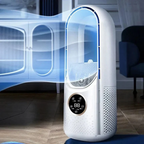 Compact Bladeless Portable Cooler with Quiet Operation