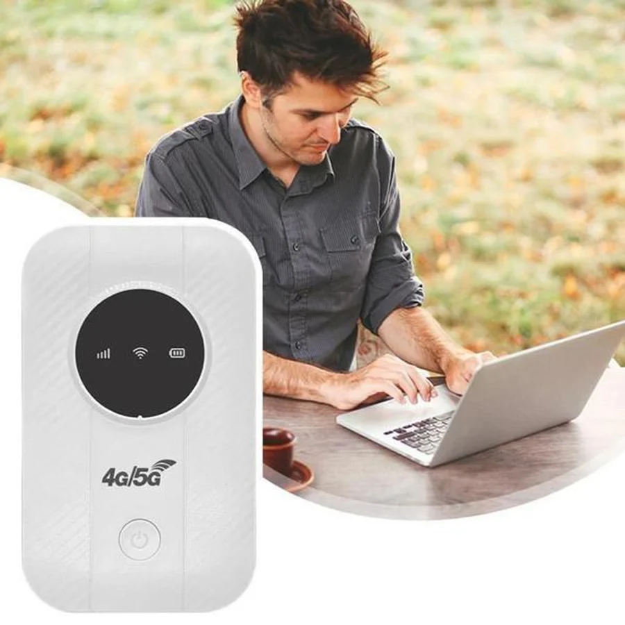 Portable 5G WiFi Router with Compact Design