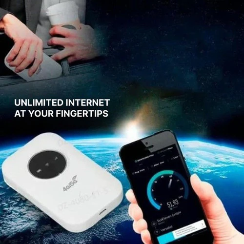 Portable 5G WiFi Router with Compact Design