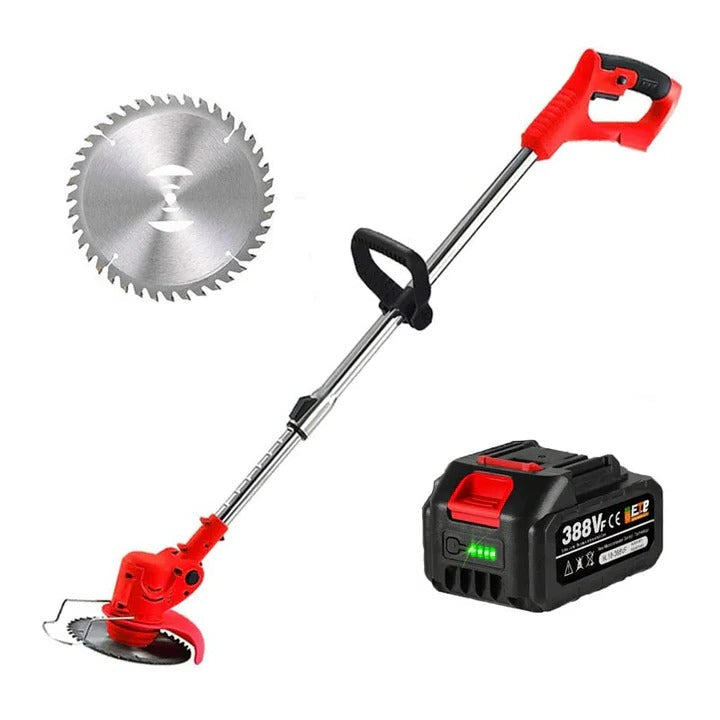 Cordless Battery Grass Trimmer with Rechargeable Power