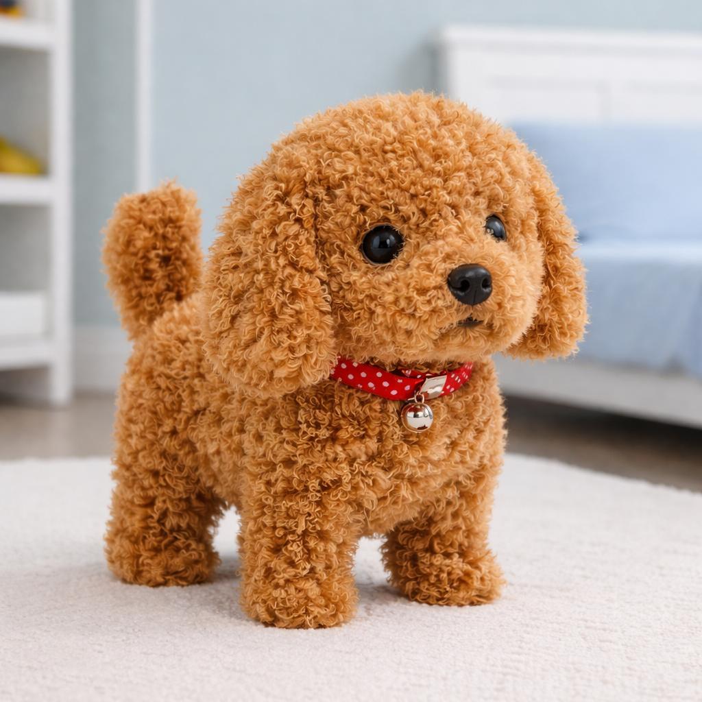 Interactive Robot Puppy Toy — Walking Plush Pet