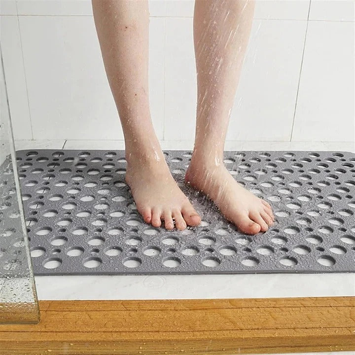 Secure Non-Slip Shower Mat with Suction Cups