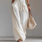 Women’s Sexy V-Neck Button Wide Leg Jumpsuit – Elegant High Waist Sleeveless Solid Romper for Spring Summer 2026