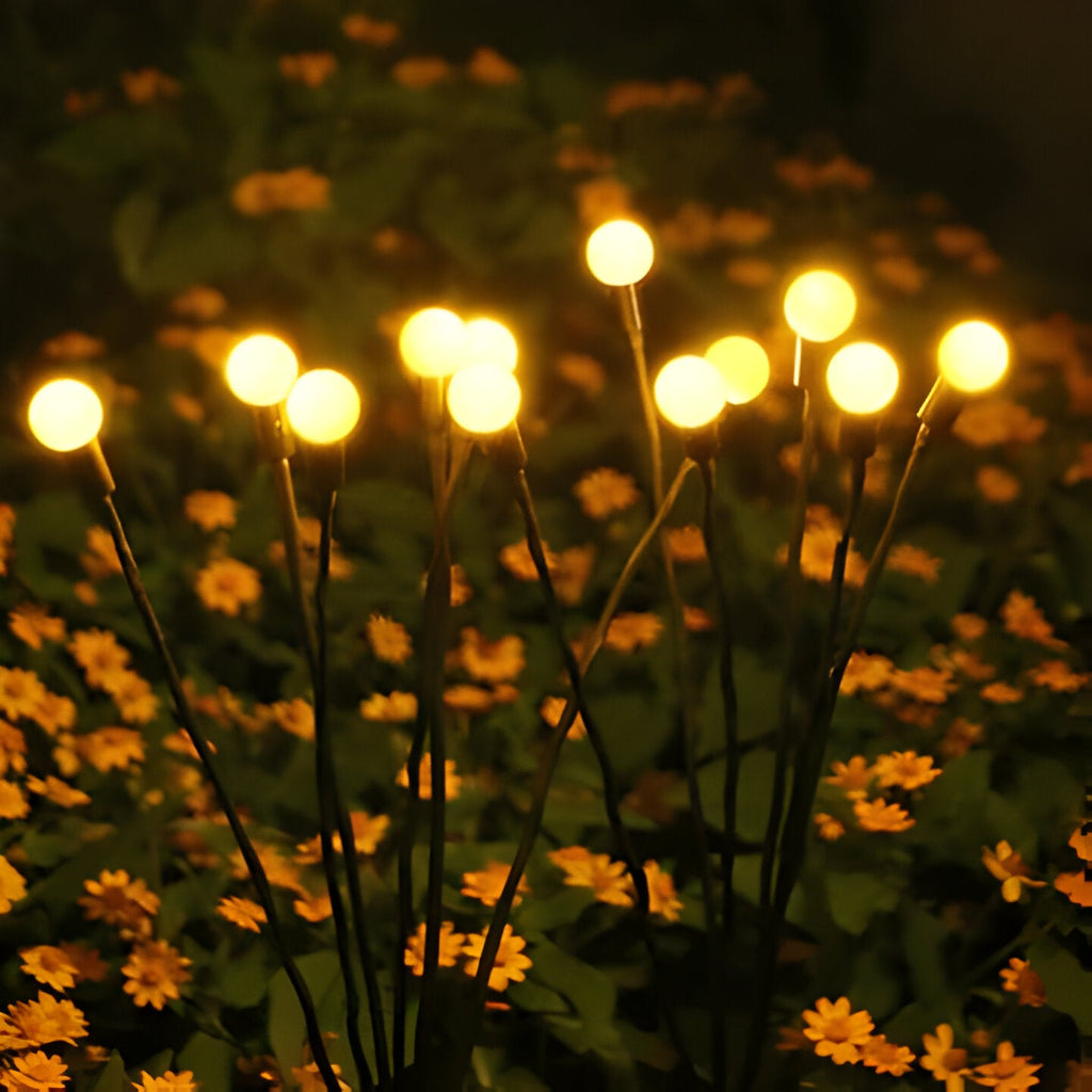 Solar Firefly Dancing Garden Lights with Flexible Stems
