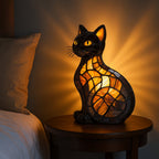 Cat‑Shaped Table Night Lamp with Warm Ambient Glow
