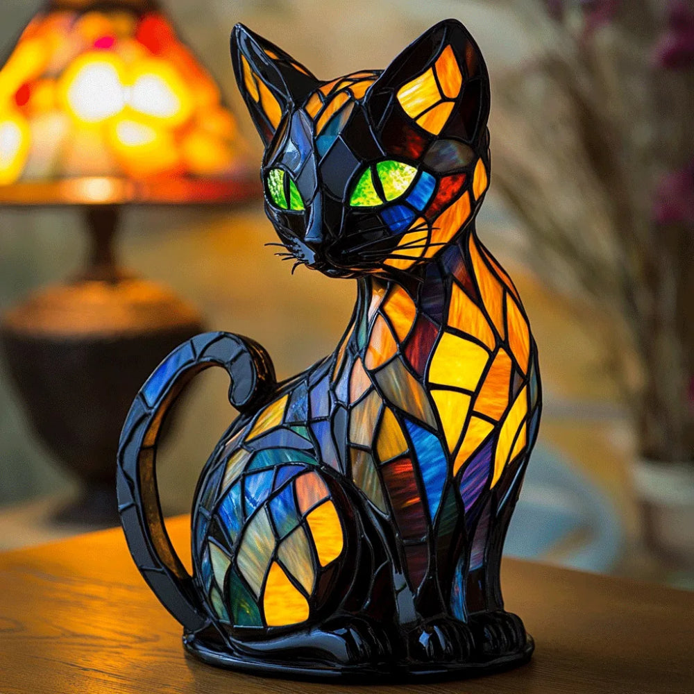 Cat‑Shaped Table Night Lamp with Warm Ambient Glow