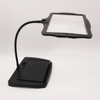 LED Reading Lamp with Large Magnifying Lens — Adjustable