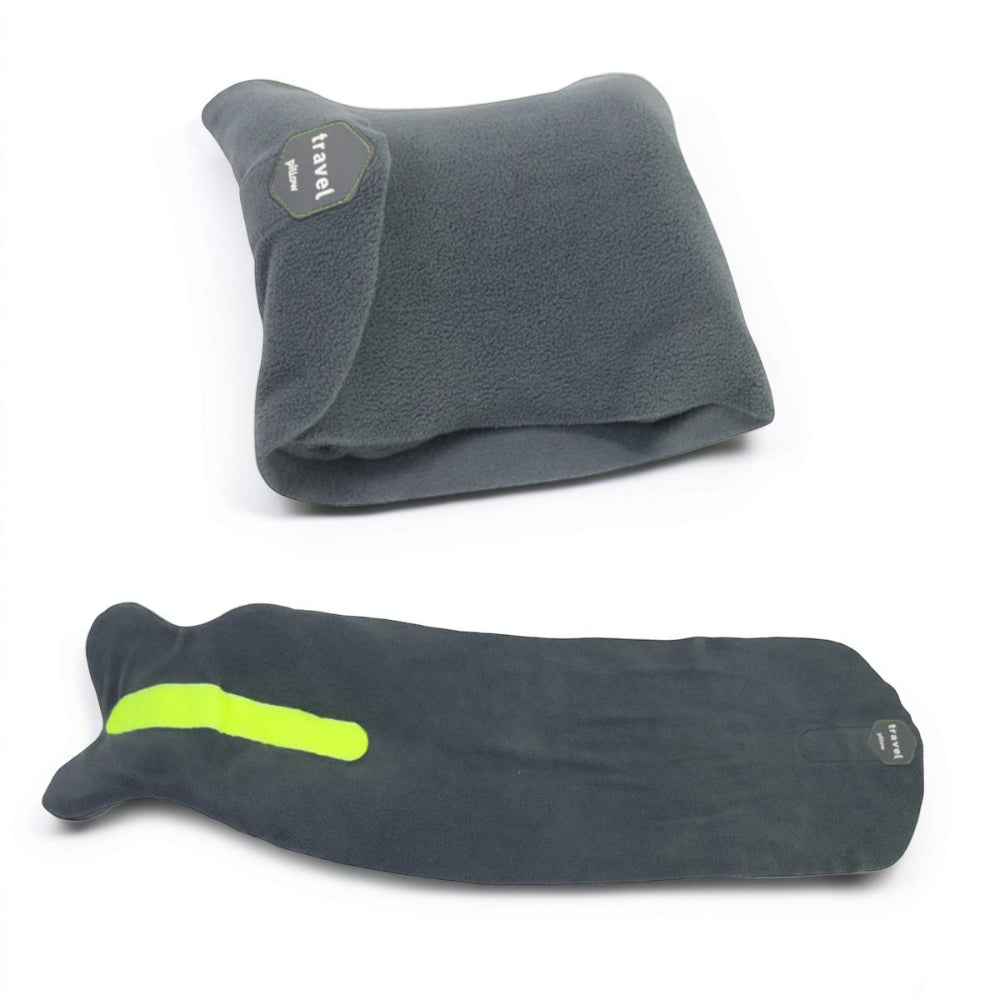 Scarf-Style Travel Neck Wrap — Adjustable Support Pillow