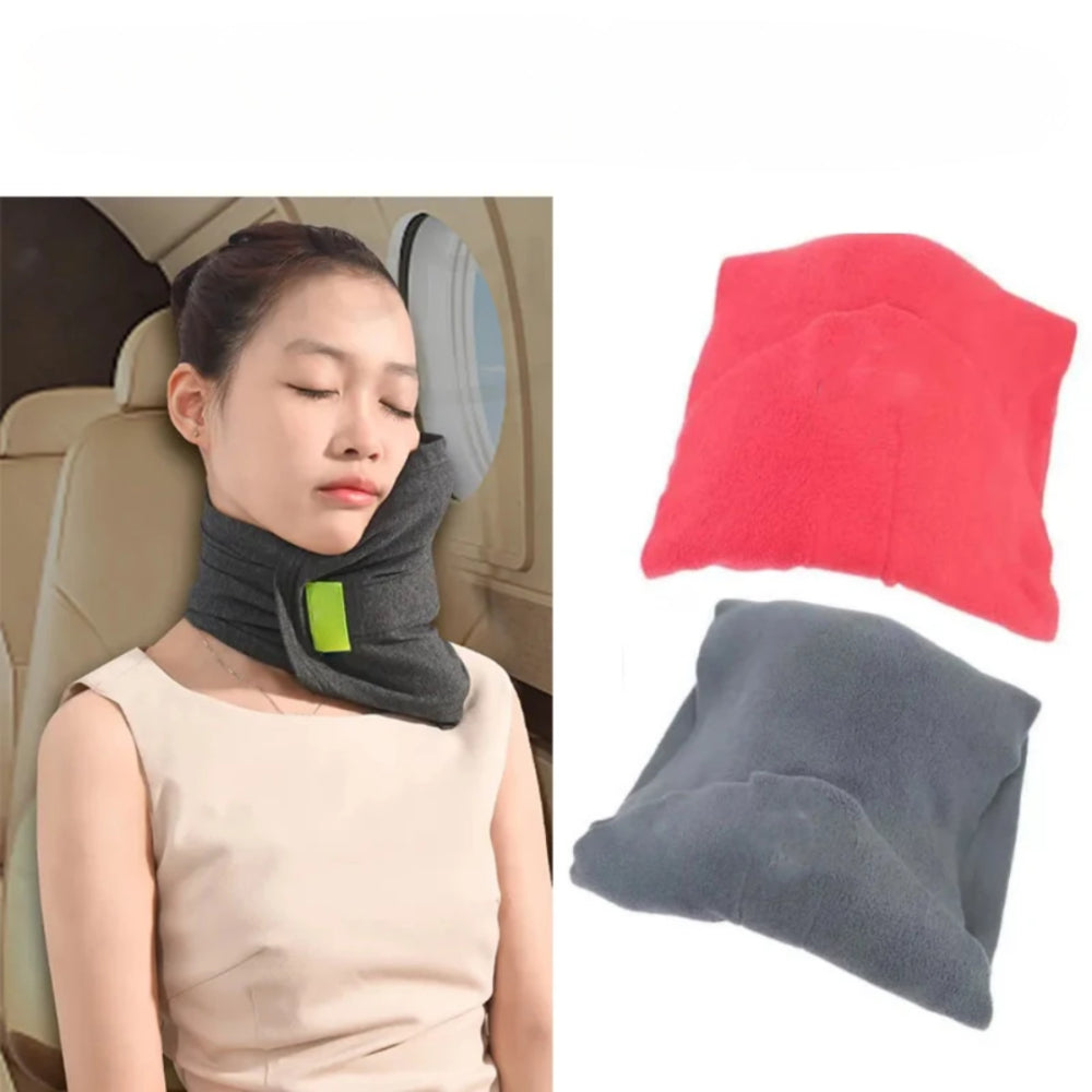 Scarf-Style Travel Neck Wrap — Adjustable Support Pillow