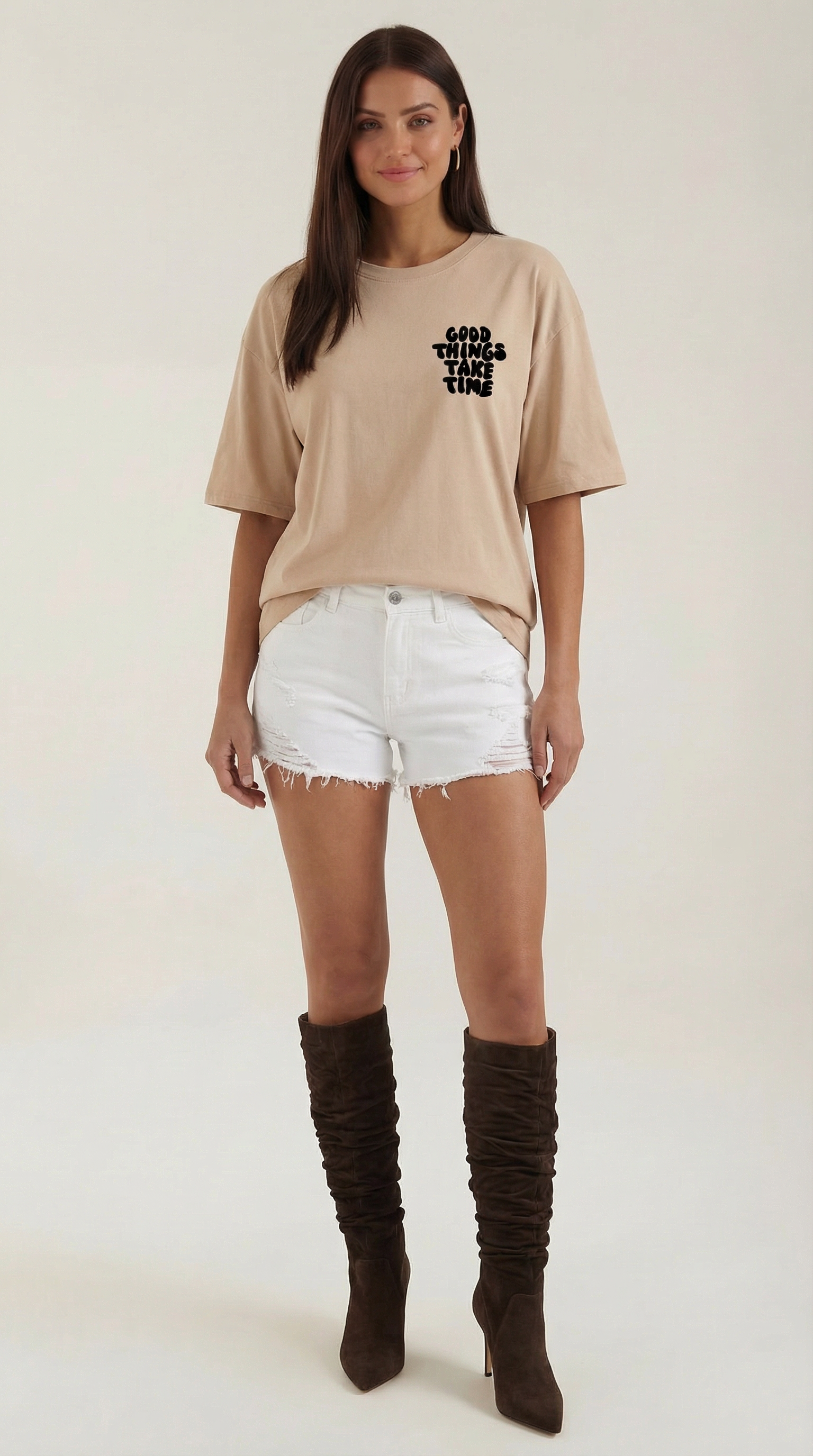 Vespera Tee – Oversized Inspirational Graphic T-Shirt for Everyday Comfort