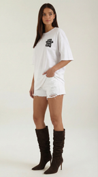 Vespera Tee – Oversized Inspirational Graphic T-Shirt for Everyday Comfort