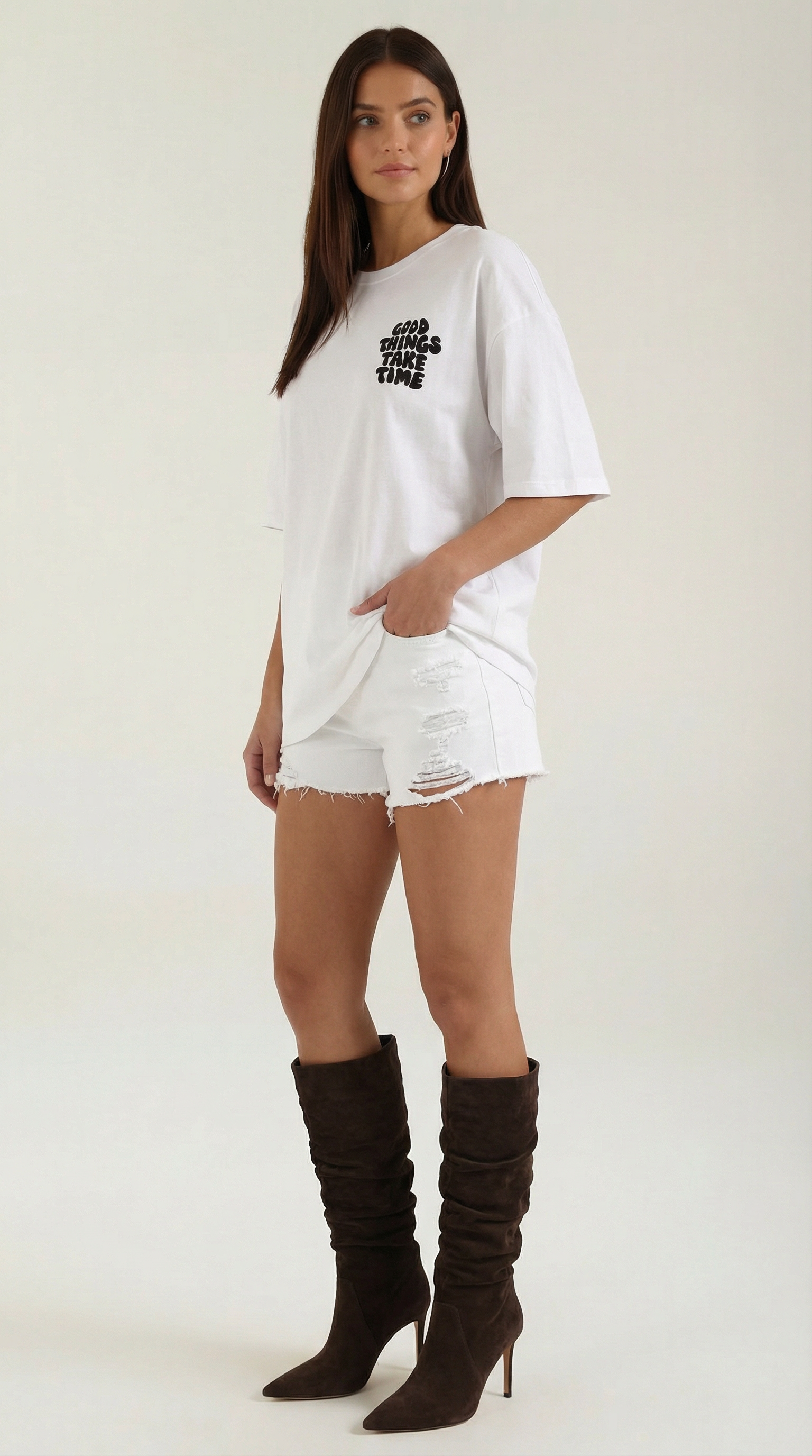 Vespera Tee – Oversized Inspirational Graphic T-Shirt for Everyday Comfort