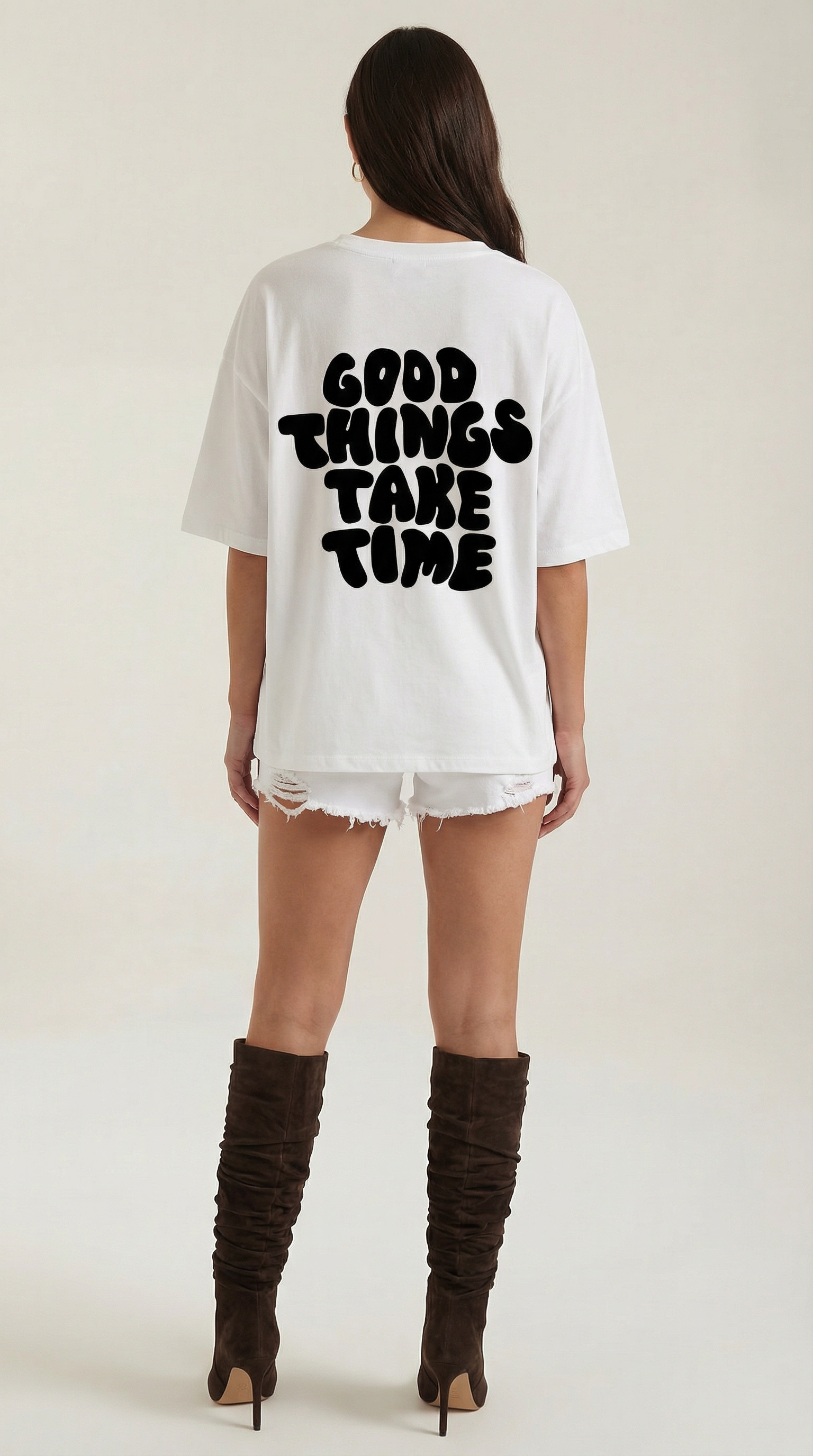 Vespera Tee – Oversized Inspirational Graphic T-Shirt for Everyday Comfort