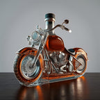 Motorcycle Glass Whiskey Decanter — Decorative Bottle