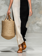 Women’s Minimalist Knit Maxi Dress – Boat Neck Short Sleeve Casual Elegant Long Dress