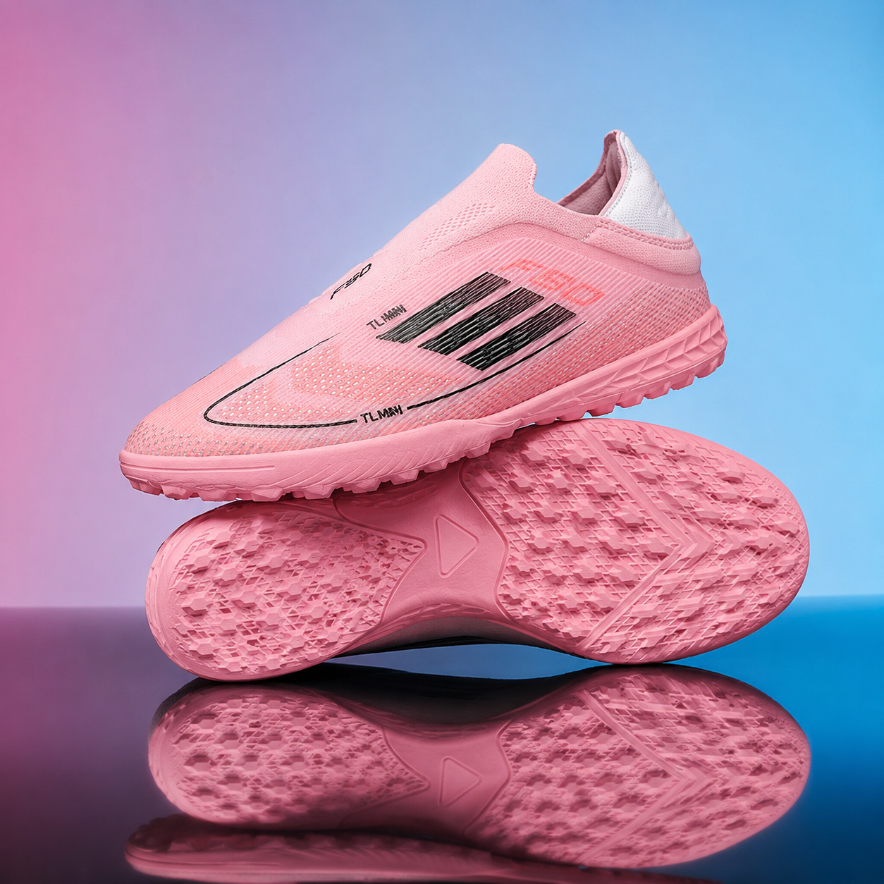 Dual-Surface Soccer Cleats - Indoor & Turf Performance