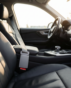 11-inch rigid seat belt extender installed in a car, lifestyle