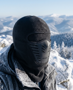 Thermal windproof balaclava worn in winter, lifestyle